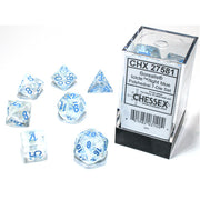 Borealis Polyhedral Icicle/Light Blue Luminary 7-Die Set