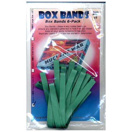 Box Bands: Regular size (Pack of 6) GREEN