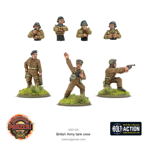 British Army tank crew