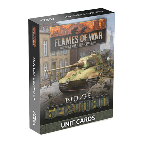 Bulge: Germans Unit Cards (105x Cards)