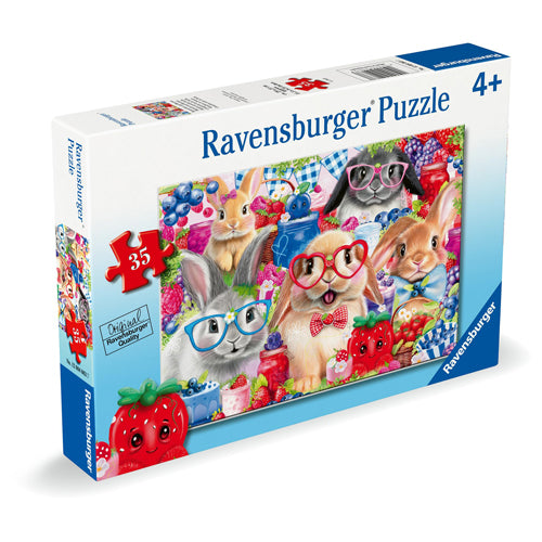 Bunnies & Berries Puzzle - 35 Pieces