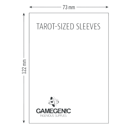 Gamegenic - Prime Tarot-Sized Sleeves 73 x 122 mm (50)