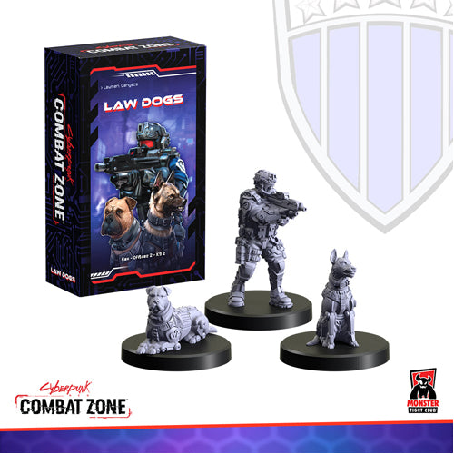 CYBERPUNK RED:COMBAT ZONE Law Dogs Expansion (Lawmen Gonks)