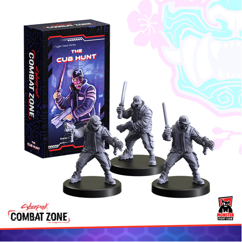 CYBERPUNK RED:COMBAT ZONE The Cub Hunt Expansion (Tyger Claw Gonks)