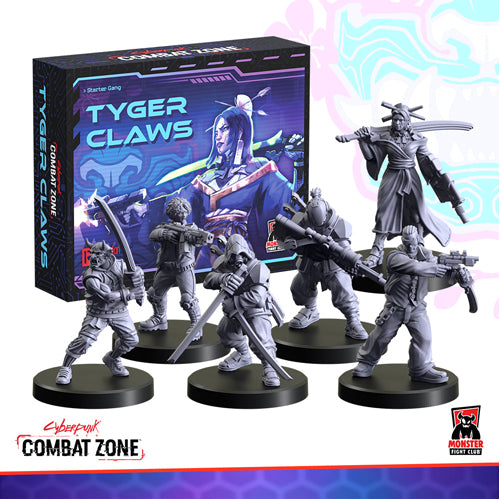 CYBERPUNK RED:COMBAT ZONE Tyger Claw Faction Starter Box