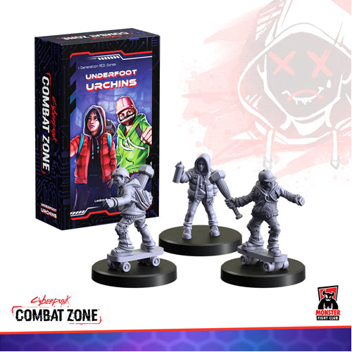 CYBERPUNK RED:COMBAT ZONE Underfoot Urchins Expansion (Gen Red Gonks)