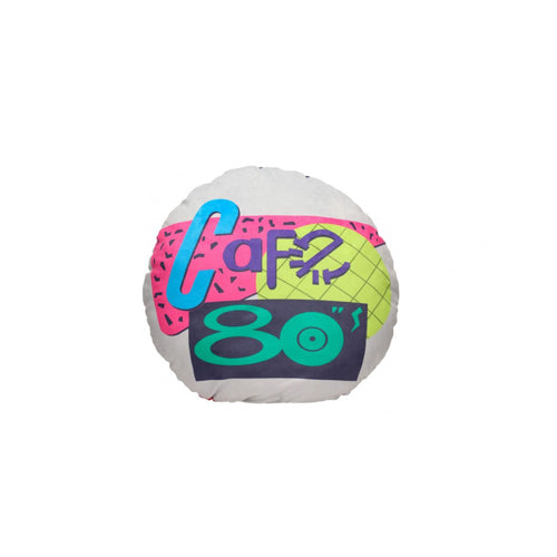 Cafe 80 Round Cushion - Back to the Future