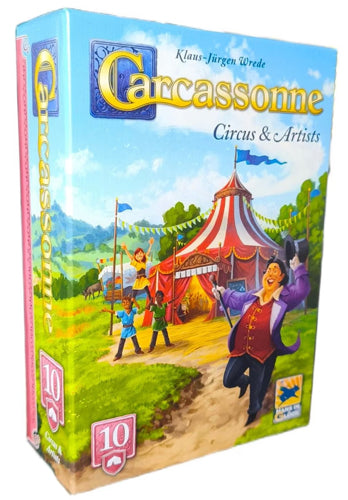 Carcassonne: Circus & Artists - Exp 10 (2025) | Zatu Games