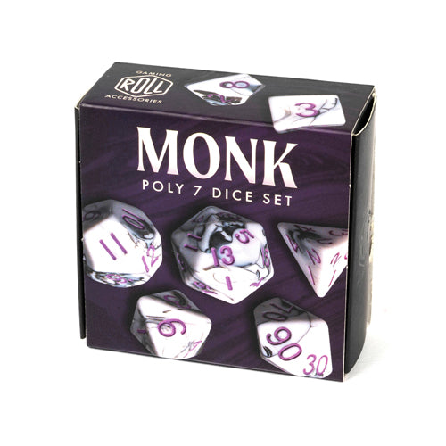 Card & Roll Accessories - Monk 7-Polyhedral Dice