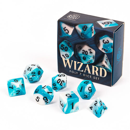 Card & Roll Accessories - Wizard 7-Polyhedral Dice