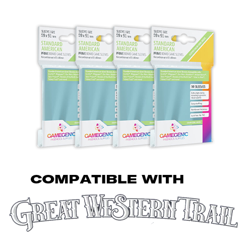 Card Sleeve Bundle for Great Western Trail: 2nd Edition