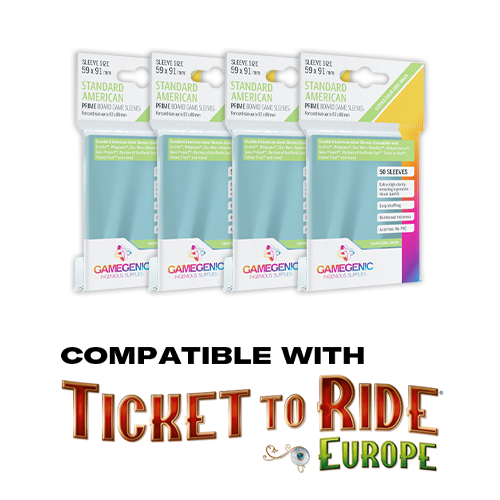 Card Sleeve Bundle for Ticket to Ride: Europe