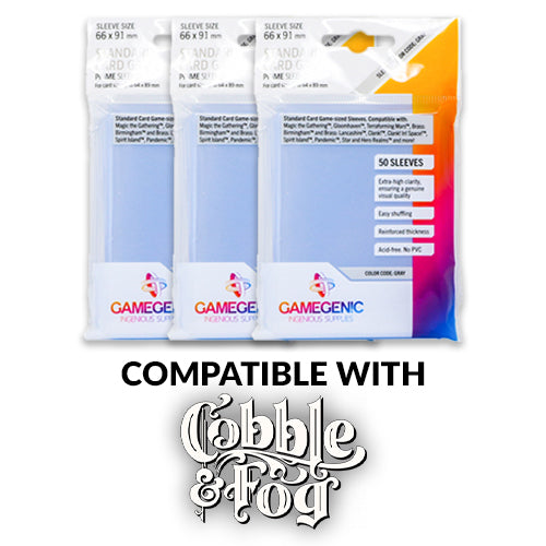 Card Sleeve Bundle for Unmatched - Cobble & Fog