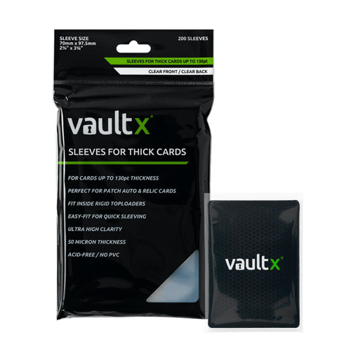 Card Sleeves for Thick Cards - 200 Sleeves