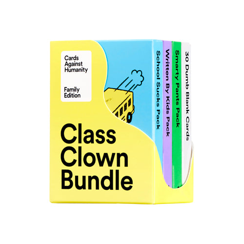 Cards Against Humanity Family Edition Class Clown Bundle Expansion