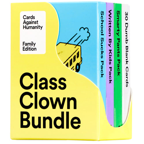 Cards Against Humanity Family Edition Class Clown Bundle