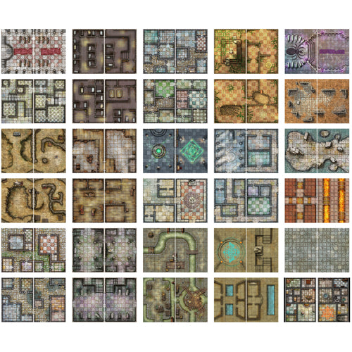 Cells & Shrines: Big Book of Battle Mats