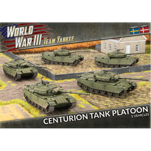 Centurion Tank Platoon (x5 Plastic)