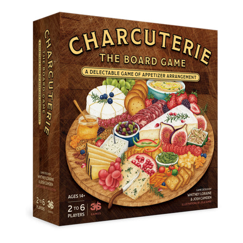 Charcuterie: The Board Game with Cheese Bag