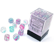 Chessex - Nebula 12mm D6 Dice Block - Luminary Wisteria white Dice Block