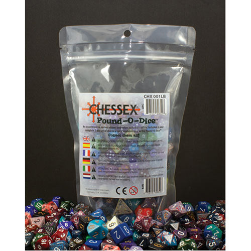 Chessex - Pound-o-Dice - 80-100 Dice