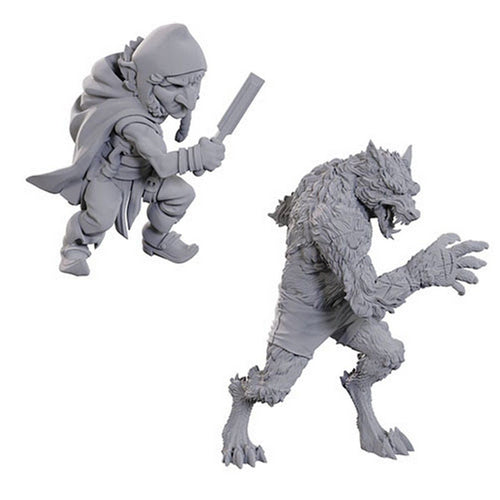 Chetney Pock O'Pea & Werewolf: Critical Role Unpainted Miniatures (W23)