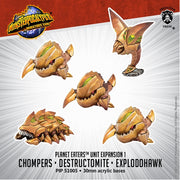 Chompers, Destructomite & Explodohawk