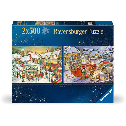 Christmas Collection No 1, Christmas Market & Santa's Christmas Supper, 2x500pc