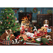 Christmas Puppies 1000 Piece Puzzle