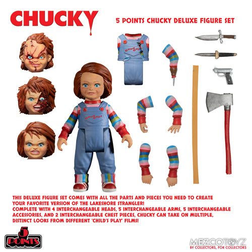 Chucky 5 Points Deluxe Figure Set
