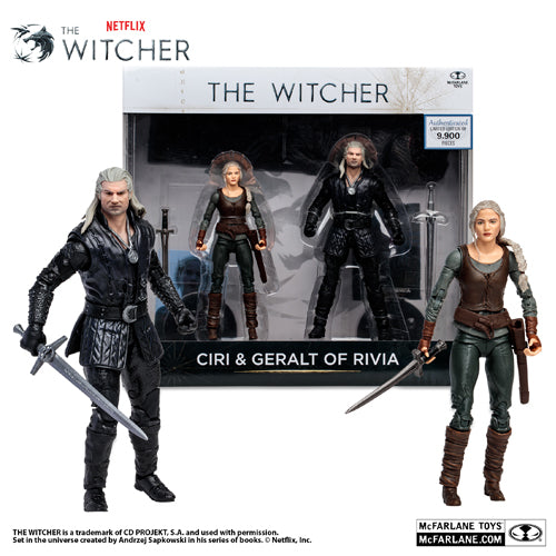 Ciri & Geralt Of Rivia 2 Pack (Season 3)