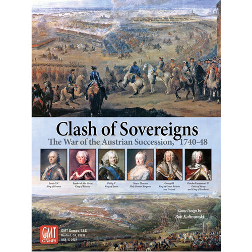Clash of Sovereigns/Clash of Monarchs Mounted Map