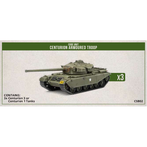 Clash of Steel - Centurion Armoured Troop (x3 Plastic)