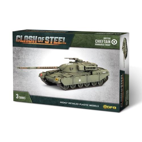 Clash of Steel: Chieftain Armoured Troop (x3 Plastic)