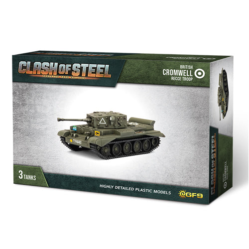 Clash of Steel - Cromwell Recce Troop (x3 Plastic)