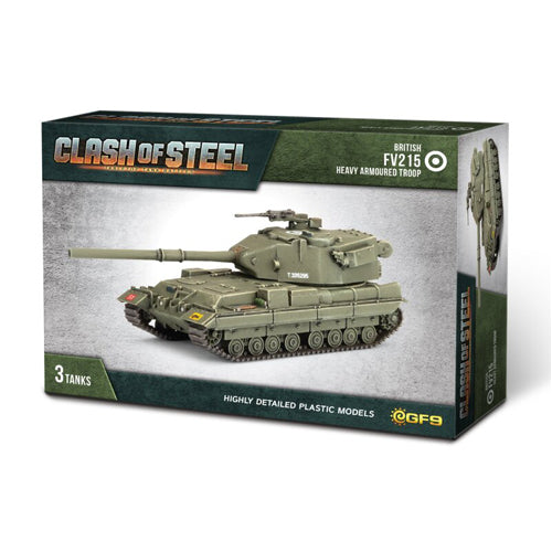 Clash of Steel: FV215 Heavy Armoured Troop (x3 Plastic)