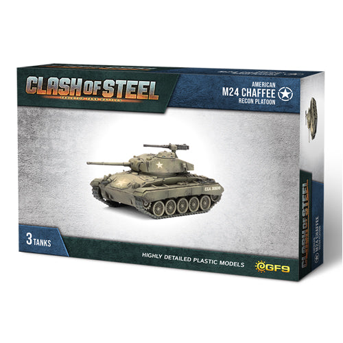 Clash of Steel - M24 Chaffee Recon Platoon (x3 Plastic)