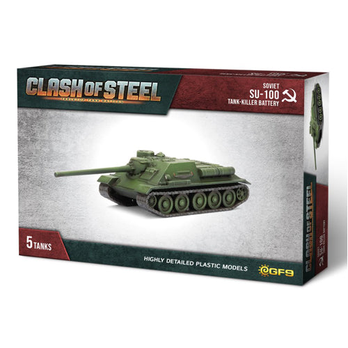 Clash of Steel - SU-100 Tank-Killer Company (x5 Plastic)