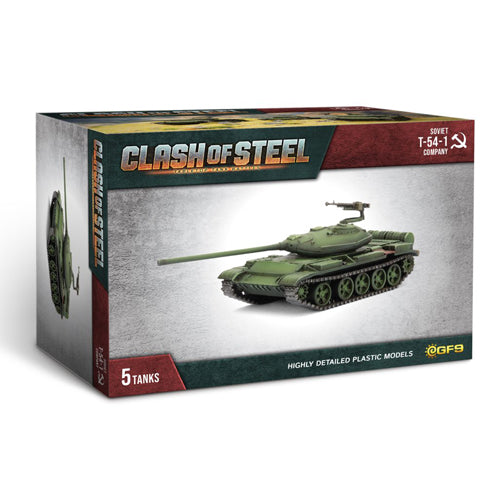 Clash of Steel - T-44 / T-54-1 Tank Company (x5 Plastic)