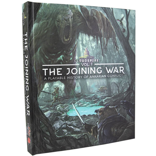 Cloudspire Board Game: Volume 1: The Joining War Hardcover Lore And Scenario Book