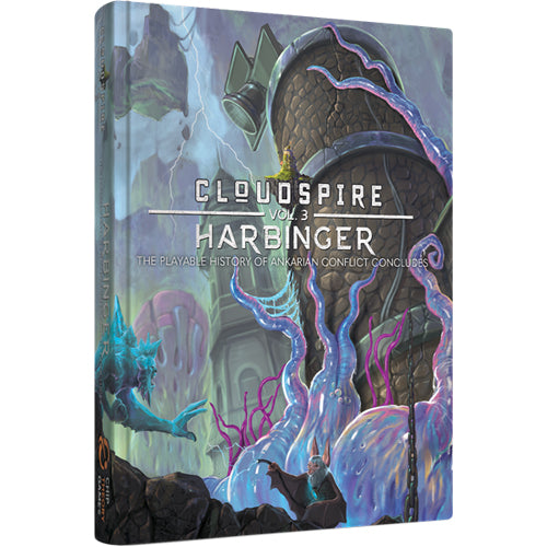 Cloudspire Board Game: Volume 3: The Harbingers Hardcover Lore And Scenario Book