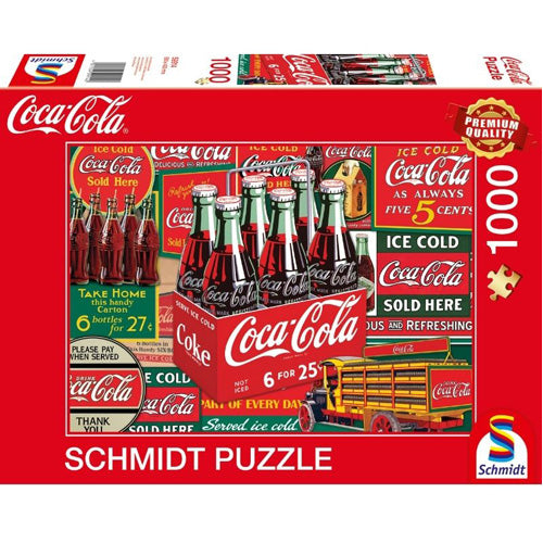 Coca Cola: Classic Bottles Puzzle (1000 Pieces)