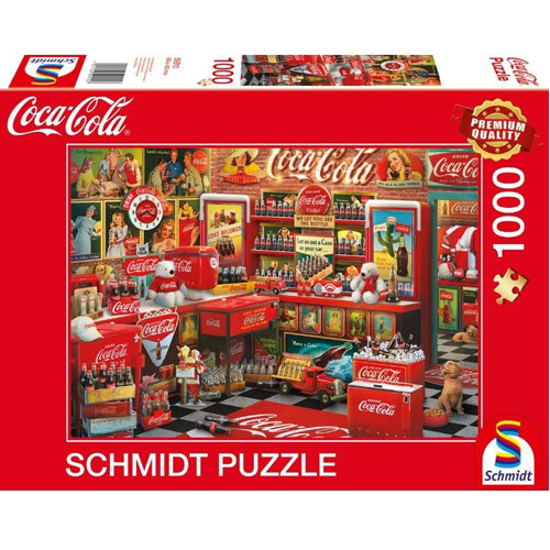Coca Cola: Nostalgic Store Visit Puzzle (1000 Pieces)