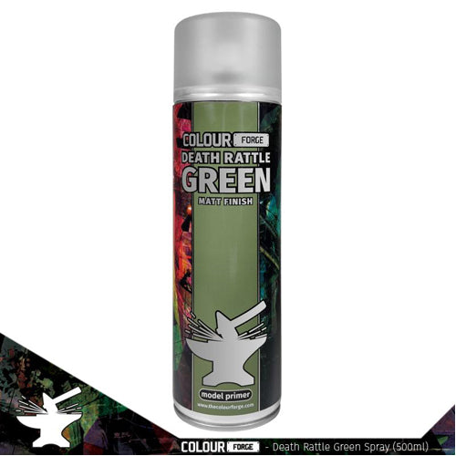 Colour Forge Death Rattle Green Spray (500ml) | Zatu Games