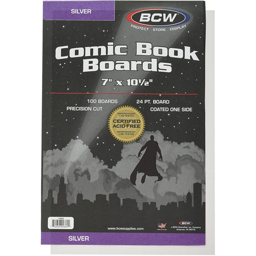 Comic Backing Boards Silver