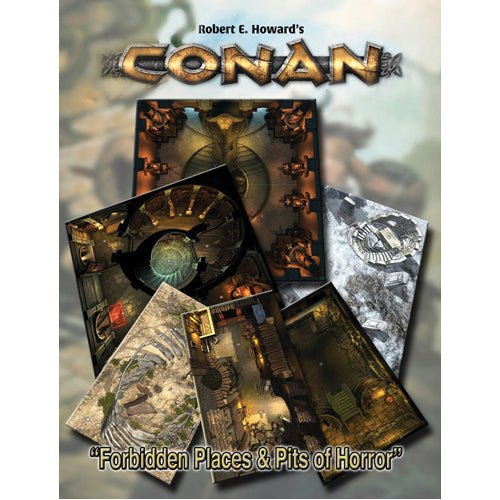 Conan, Adventures in an Age Undreamed Of RPG: Forbidden Places & Pits of Horror Geo.Tile Set: