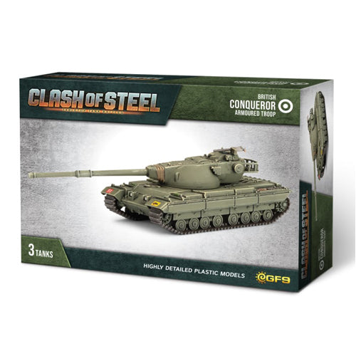 Conqueror Heavy Tank Troop (x3 Plastic)