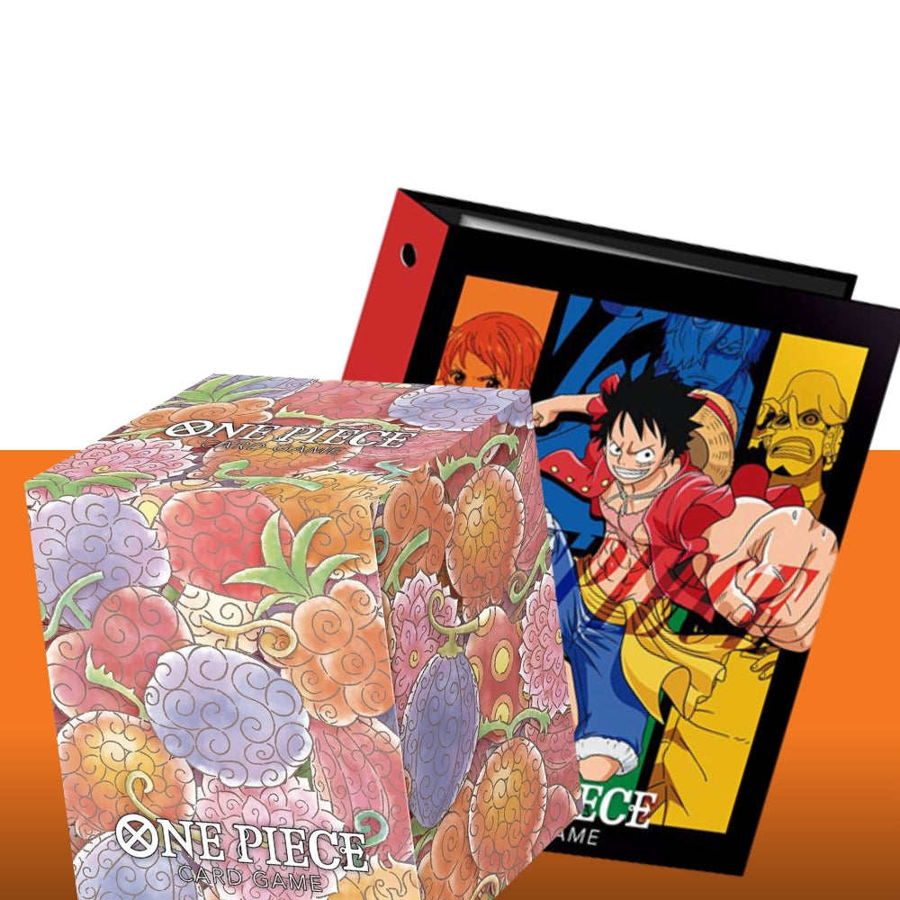 ONE PIECE CARD GAME 1BOXセット Bandai One Piece Card Game Official Storage Box, Standard Black