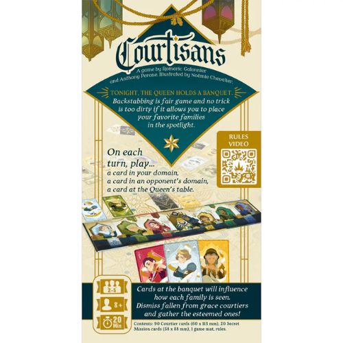 courtisans card sleeves Courtisans