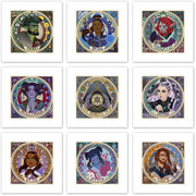 Critical Role Art Print Mighty Nein Portrait Series 35 x 35 cm - unframed (Set of 9)